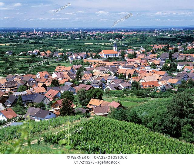 Germany, Ortenberg, Kinzig Valley, Baden-Württemberg, city view