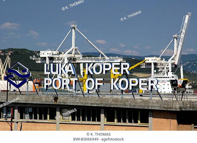 Koper, port of Koper, Slovenia, Southern Slovenia, Koper