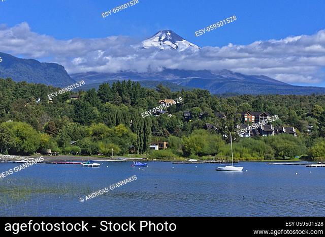 Pucon, Villarrica volcano, Patagonia, Chile, South America