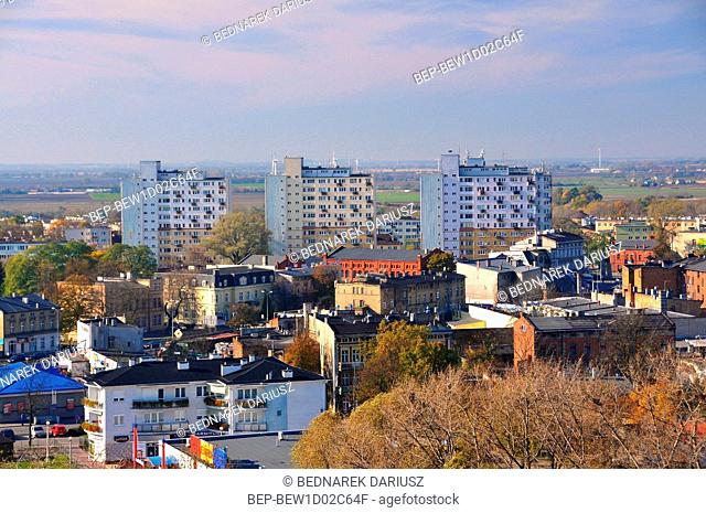 View of Kopernik Housing Estate. Inowroclaw, Kuyavian-Pomeranian Voivodeship, Poland
