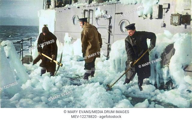 WW2 - Arctic Convoys - conditions were among the worst faced by any allied sailors. The loss rate for ships was higher than any other allied convoy route