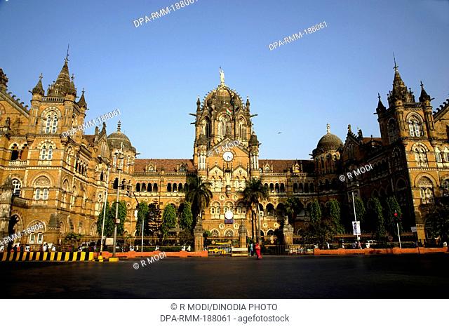 chhatrapati shivaji terminus mumbai Maharashtra india Asia
