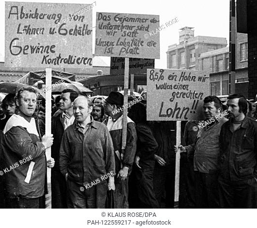The spontaneous, 'wild' strike at Felten & Guilleaume (F&G) on 29 May 1973 was a protest by employees for an inflation allowance