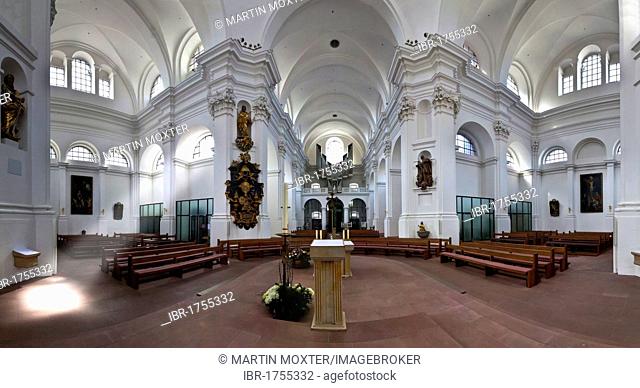 Haug collegiate church, church of St. John, Wuerzburg, Bavaria, Germany, Europe