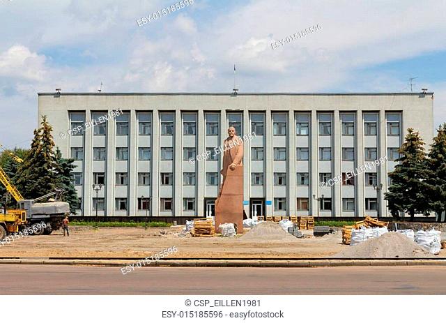 Monument to Lenin in Berdychiv, Ukraine