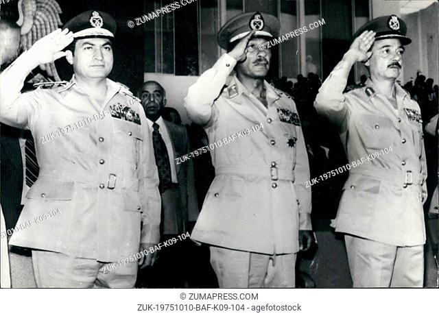 Oct. 10, 1975 - Egypt Displays Its Military Might: Egypt displayed its military might at a parade celebrating the second anniversary of the 1973 war with Israel