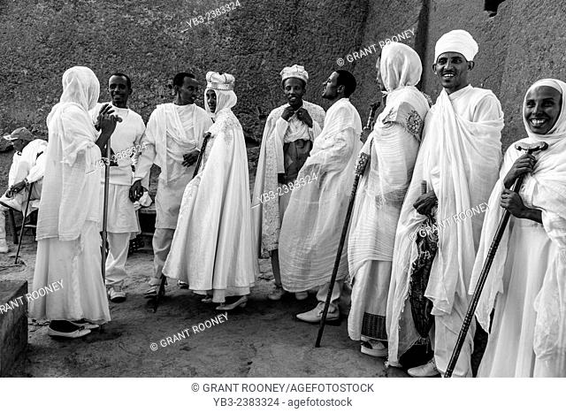 An Ethiopian Wedding, Biete Maryam (House of Miriam/House of Mary) Church, Lalibela, Ethiopia