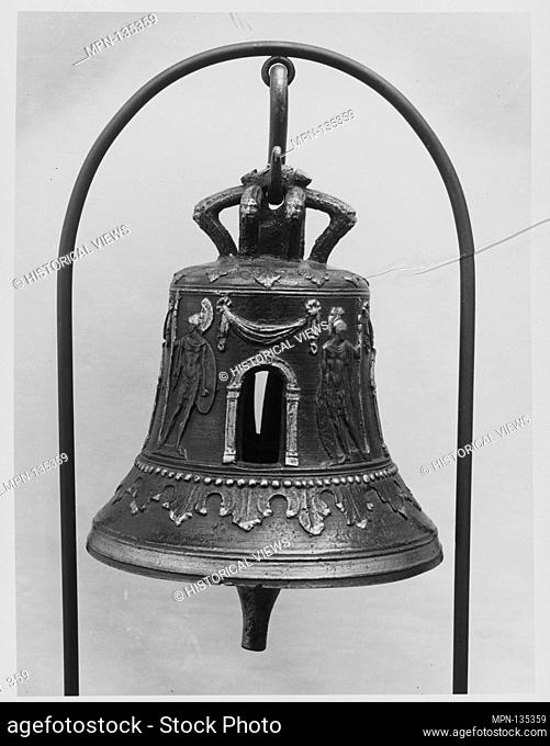 Bell. Date: late 18th-early 19th century; Culture: Northern Italian; Medium: Bronze, partly gilt; Dimensions: 8 1/2 x 7 1/2 in. (21.6 x 19