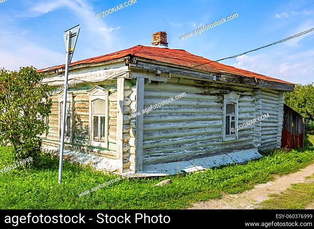 Kolomna, Russia - August 29, 2021: Exterior of an old building in an ancient Russian city of the 12th century