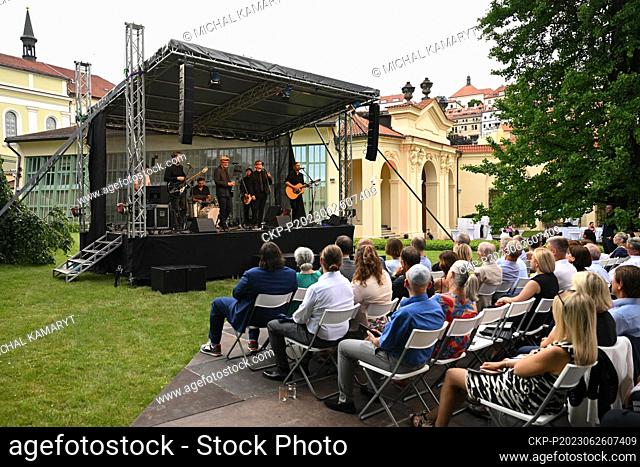 Concert of the Kafka Band, a musical and literary project that works with the works of the writer Franz Kafka, was held on June 26, 2023