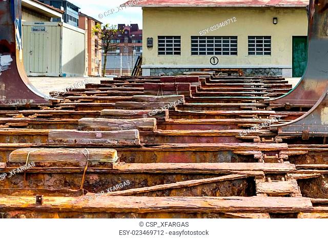 Old shipyard ramp disused