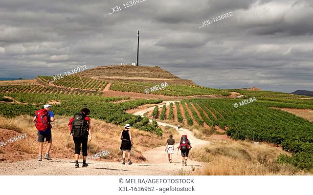 Pilgrims in Nájera  La Rioja  Spain  Camino de Santiago  The Way of St  James