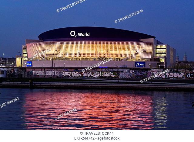 O2 World Arena, event hall, River Spree, Berlin, Germany