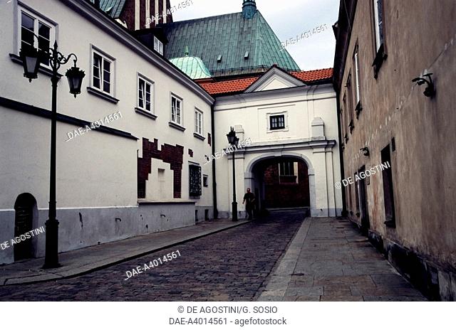View of Kanonia street, Warsaw's Old Town (UNESCO World Heritage List, 1980), Poland