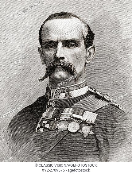 Frederick John Dealtry Lugard, 1st Baron Lugard, 1858-1945, aka Sir Frederick Lugard. British soldier, mercenary, explorer of Africa and colonial administrator