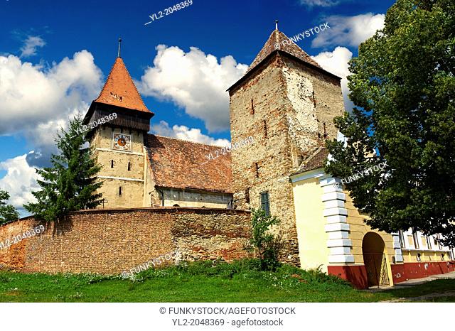 The Saxon Fortified Church of Brateiu, Transylvania