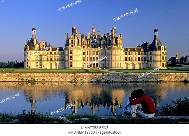 France, Loir et Cher, Loire Valley, listed as World Heritage by UNESCO, chateau de Chambord