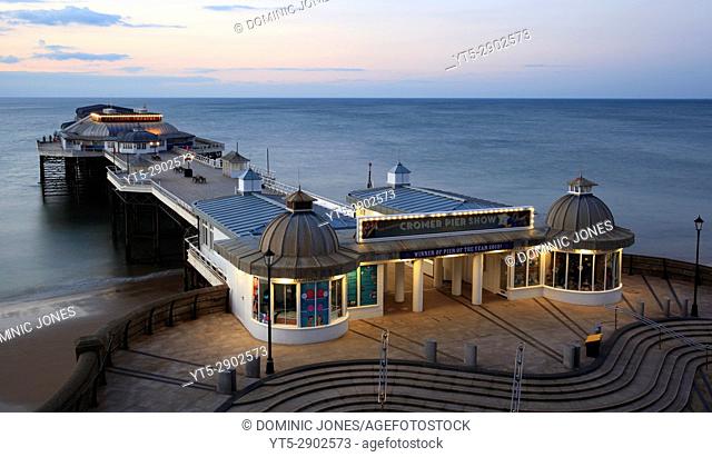 The traditional pier at Cromer, North Norfolk, England, Europe