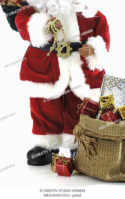 Santa Claus Figurine with presents