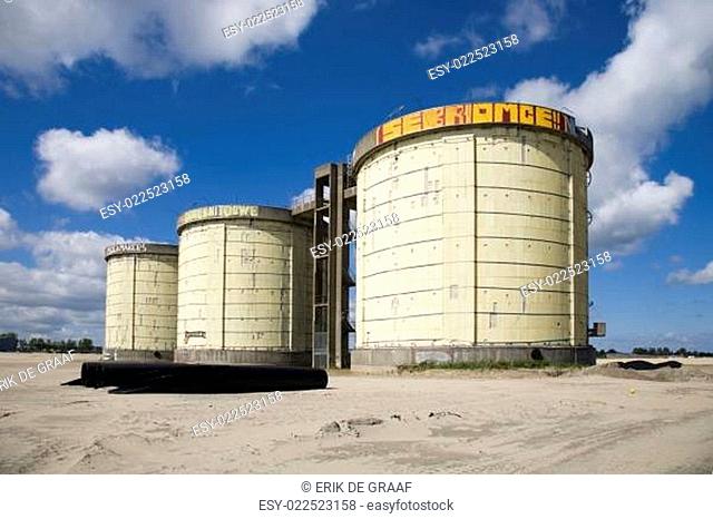 Sewage treatment silos