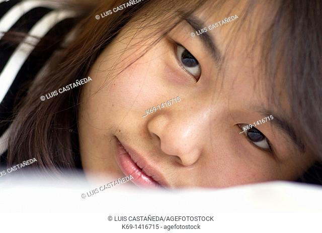 Portrait of Asian girl