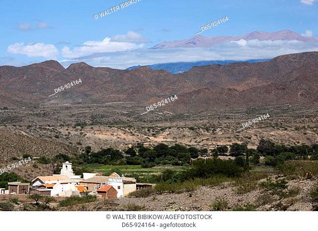 Argentina, Salta Province, Valles Calchaquies, Seclantas, small church
