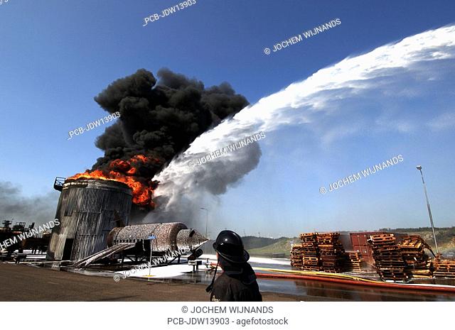 Port of Rotterdam, Maasvlakte, Falck Risc Fire and Safety Training Facility