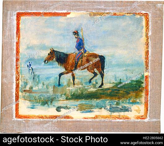 Hussars, 1878. Creator: Henri de Toulouse-Lautrec