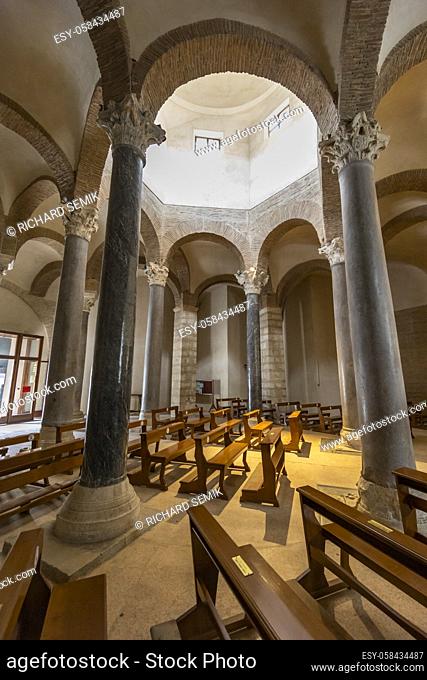 Santa Sofia Church (Chiesa di Santa Sofia), UNESCO World Heritage Site, Benevento, Campania, Italy