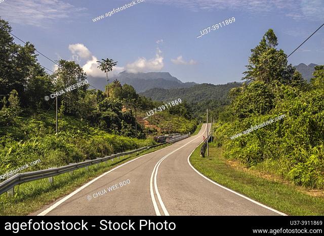 A road to Borneo Highland Resorts, Sarawak, East Malayisa, Borneo