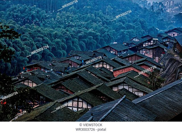 Zhongshan Ancient Town of Jiangjin District, Chongqing City, China