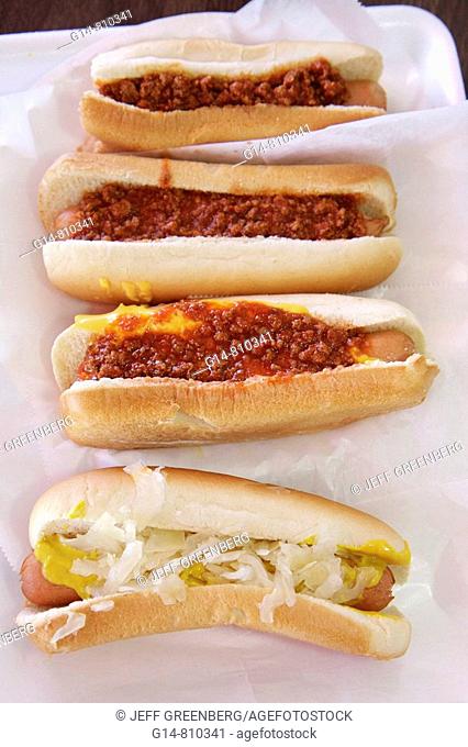 Florida, Miami, Arbetter Hot Dogs, restaurant, chili, kraut, food, business, food, bun