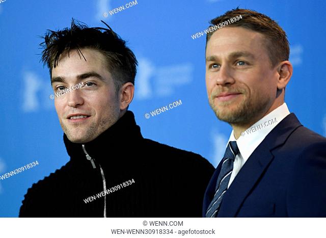 Robert Pattinson and Charlie Hunnam attending the photocall for 'The Lost City of Z' during the 67th Berlin International Film Festival at Grand Hyatt Hotel in...