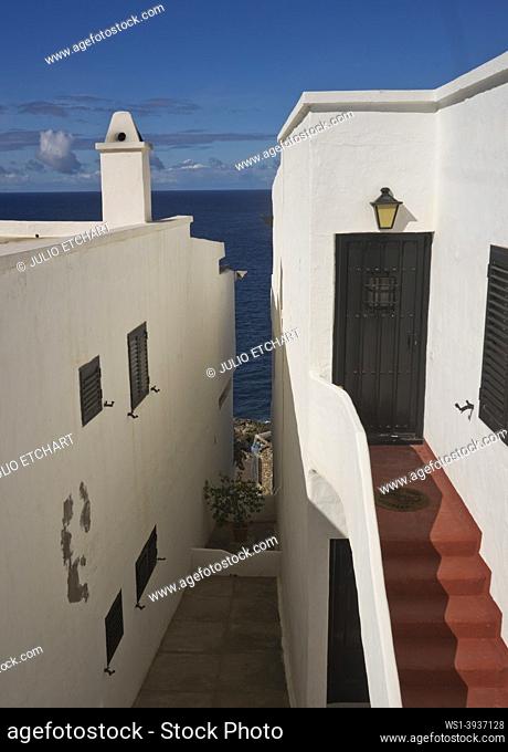 Luxury condominion for tourists near Sardina Lighthouse, Gran Canaria, Spain, Europe