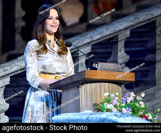 Princess Sofia at the Sophiahemmet University's graduation ceremony at Stockholm City Hall in Stockholm, Sweden March 25, 2022
