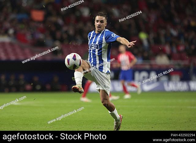 Madrid Spain; 10/29/2023.- Alaves player Atletico de Madrid beats Alaves 2-1. Match held at the Civitas Metropolitan Stadium in the city of Madrid on matchday...
