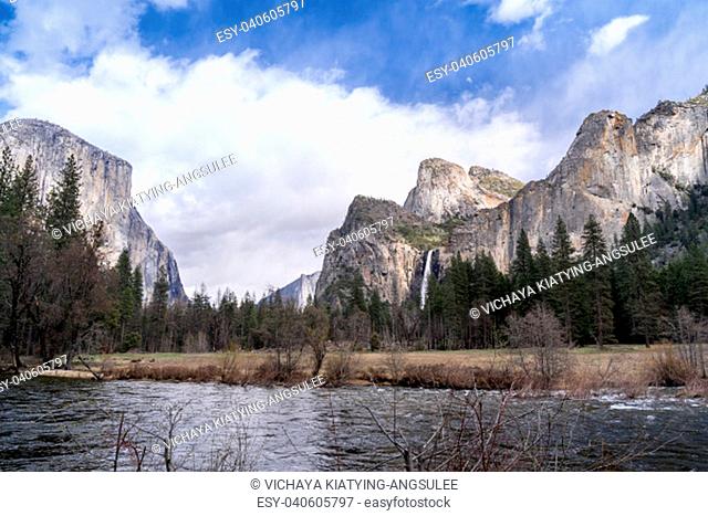 Yosemite Valley View of Yosemite national Park in California San Francisco USA