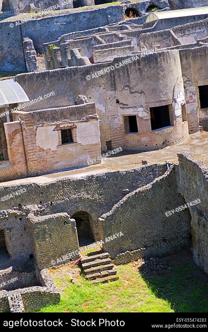 Ruins of Pompei, Ancient Roman Ruins, UNESCO Worl Heritage Site, Pompei, Naples, Campania, Italy, Europe