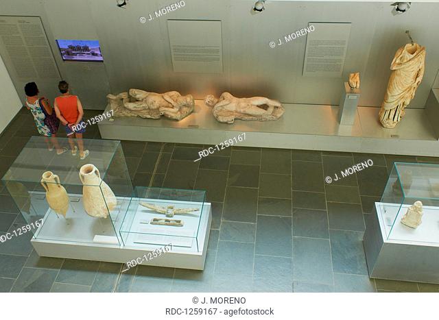 Bolonia, Baelo Claudia, Museum, Archaeological site, old roman city, Strait of Gibraltar Natural Park, Costa de la Luz, Cadiz, Andalusia, Spain, Europe