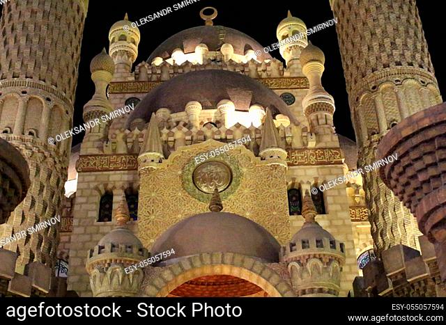 a mosque in Sharm El Sheikh. Egypt