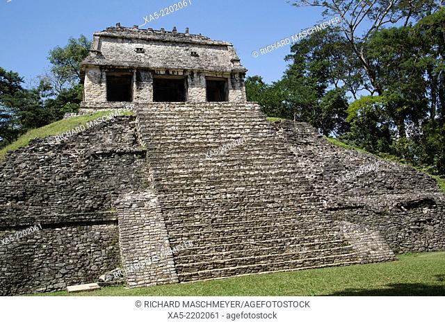 Temple of the Count, Palenque Archaeological Park, Palenque, Chiapas, Mexico