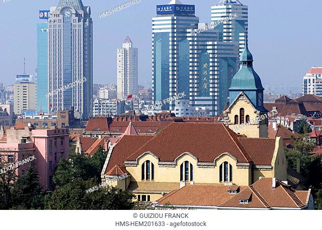 China, Shandong province, Qingdao, Protestant church in the old town