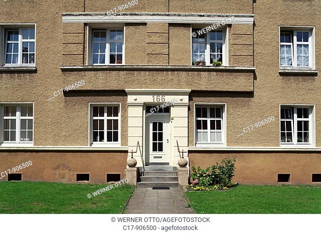 Germany, Essen, Ruhr area, North Rhine-Westphalia, Essen-Frohnhausen, Friedrich Alfred Krupp, workmens dwellings, working-class housing estate
