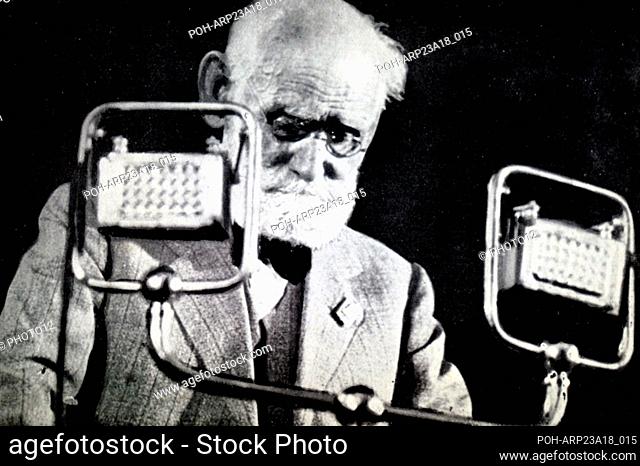 Photograph of Ivan Pavlov (1849-1936) a Russian physiologist known primarily for his work in classical conditioning. Dated 20th century