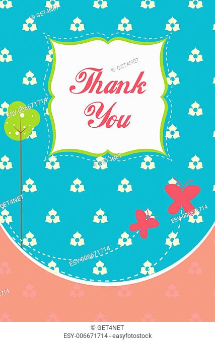 easy way for expressing thankfulness through floral card