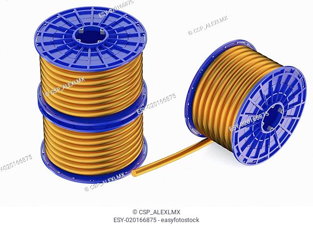 Coils of copper wires