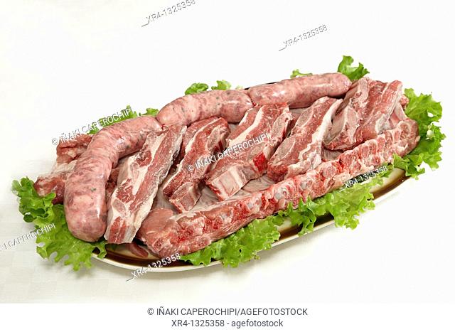 Carne a la brasa, Meson O Milladoiro, Milladoiro, La Coruña, Galicia, España Spain