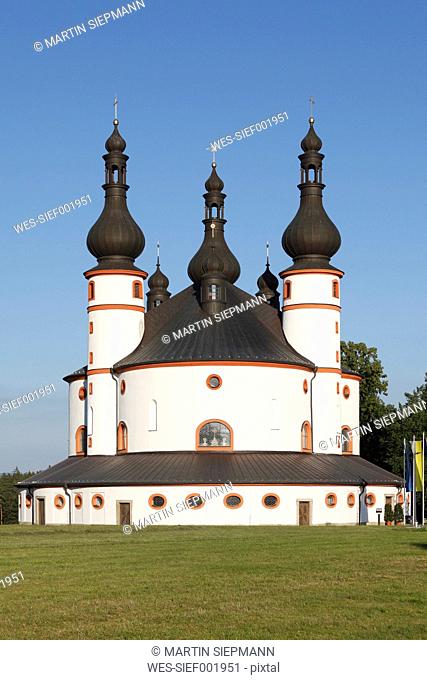 Germany, Bavaria, Upper Palatinate, Waldsassen, View of pilgrim church