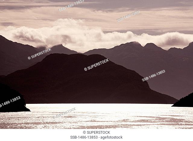 Dusky Sound in Fiordland National Park, South Island, New Zealand