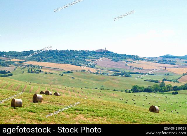 Tuscany hills view, Italy. Italian landscape, Toscana